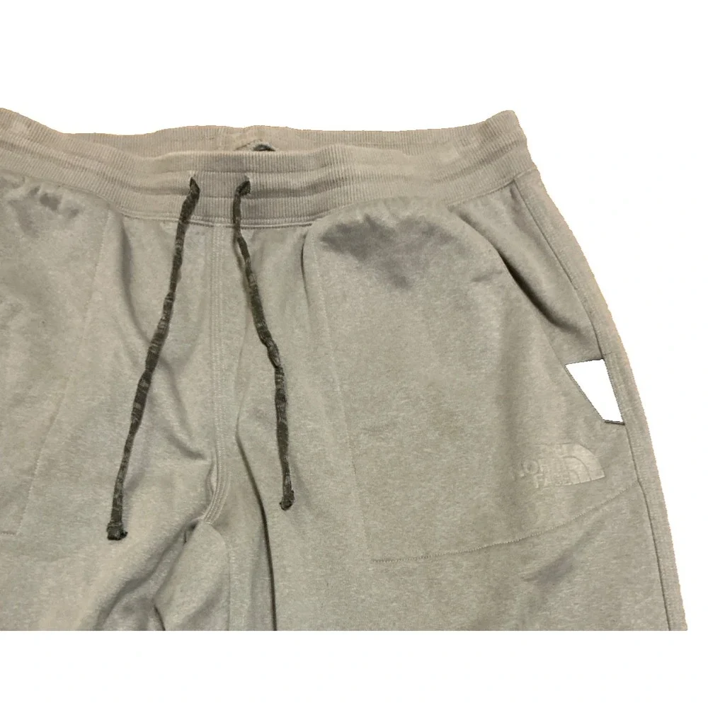 North Face Pants Mens Large Grey Fleece Mountain Athletic Jogger Measures 32x27
